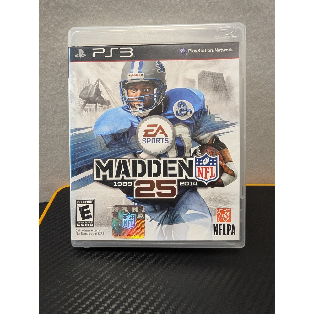 EA Sports Madden NFL 25 Sony PlayStation 3 Barry Sanders Cover PS3 Game